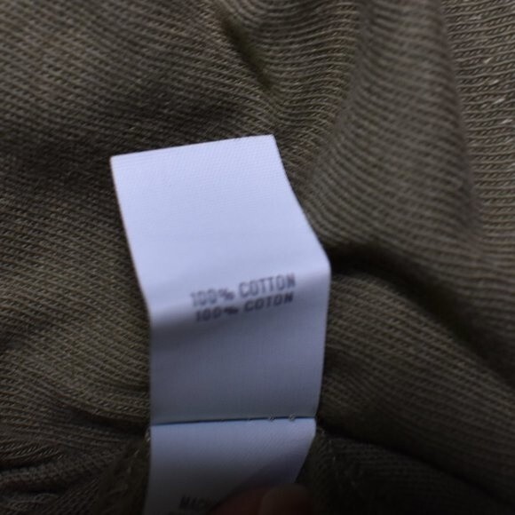 Offline by Arie Cropped Short Sleeve Statement T Shirt Green Size Small - Picture 13 of 13